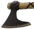 Viking Axe Forged Camping Axe with Wood Shaft High Carbon Steel EN 45 Sharp Blade Viking Bearded NordicHandmade Camping Axe Hatchet-Norse Axe Tomahawk Vikings Bearded Axe A20 AZHAN STEEL CRAFT