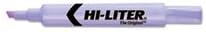 (3 Pack Value Bundle) AVE24060 Desk Style Highlighter Chisel Tip Fluorescent Purple Ink