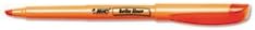 (6 Pack Value Bundle) BICBL11OE Brite Liner Highlighter Chisel Tip Fluorescent Orange Ink 12 per Pack