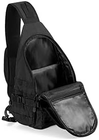 G4Free Tactical EDC Sling Backpack Military Rover Shoulder Sling Bag Pack with Pistol Holster for Concealed Carry | EDC Pack Pistol Holster Concealed Carry