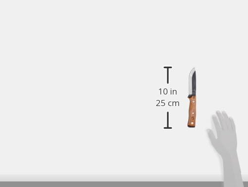 Tops Knives Fieldcraft by Brothers of Bushcraft Full Tang Fixed Blade- Black Traction Coating Finish- Black Kydex Sheath w/Rotating Spring Steel Clip (Tan Canvas Micarta Handle)