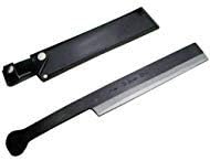 HONMAMON Hatchet for Bamboo splitting 180mm (abt 7.1 Inch) with Unique Case Blade Edge : Aogami Steel Double Bevel