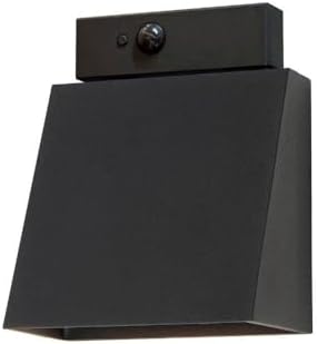 Maxim Lighting 52120BK/MSP Pathfinder - 15W 1 LED Outdoor Wall Sconce with Photocell-7 Inches Tall and 5.5 Inches Wide Finish Color: Black
