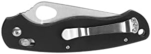 Ganzo G729-BK Folding Pocket Knife 440C Stainless Steel Blade Ergonomic G10 Non-Slip Handle with Clip Hunting Fishing Camping Folder Axis Lock Outdoor EDC Knife (Black)