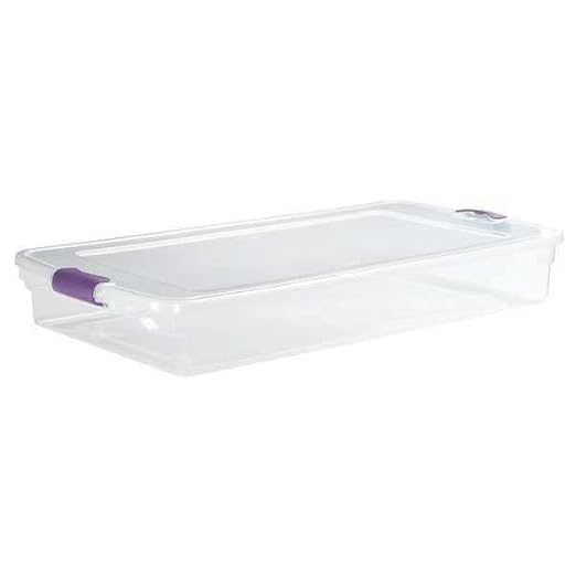 Value Brand 3470GRPRCL.04 Storage Tote Polypropylene Clear 60 Qt.