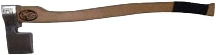 Viking Axe Forged Camping Axe with Wood Shaft High Carbon Steel EN 45 Sharp Blade Viking Bearded NordicHandmade Camping Axe Hatchet-Norse Axe Tomahawk Vikings Bearded Axe A25 AZHAN STEEL CRAFT