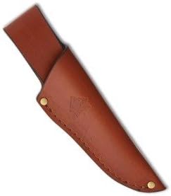 PUMA SGB Mule Deer Hunter Stag Fixed Blade Knife with Leather Sheath