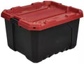 19-Gallon Storage Tote with Red Lid DH43831