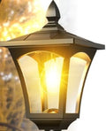 Solar Lamp Post Light Head Replacement Post Head NO Poles