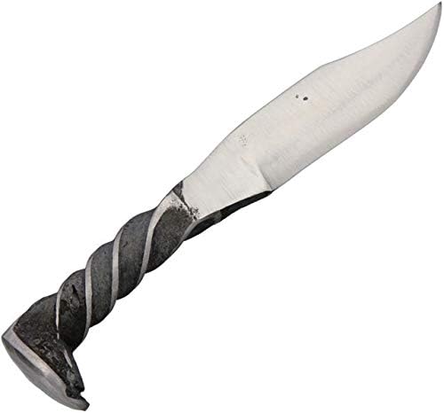 CUSTOM Railroad Spike Knife Fixed Blade Knife 4.25in Drop Point Handle Railroad Railroad Knife