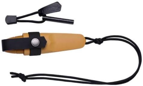 Morakniv Eldris Fixed-Blade Pocket-Sized Knife with Sandvik Stainless Steel Blade Lanyard and Firestarter 2.2-Inch