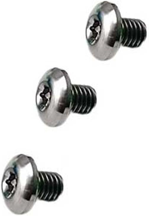 3PCS T10 Torx Screws Fit for Pocket Knife Handle Titanium Scales Handle Screws with M3.5 Thread(Silver)