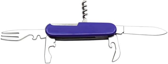 Versatile Multi-Tool Cutlery Set Portable Camping Essentials Mikov Piknik 101-NH-6P Knife Stainless Steel Utility Blade for Travel and Outdoor Dining.