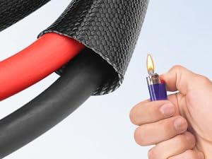 8AWG Solar Cable - 10FT Solar Panel Extension Cord 8 Gauge PV Wire with Flame Retardant Protective Sleeving Female &amp Male Waterproof Connector for RV Photovoltaic Systems Solar Panels (10 Feet)