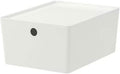 IKEA Box with Lid Perfect for Storing Smaller Gadgets Cables or Pencils for Home Office Reading Room 13X8X8Cm