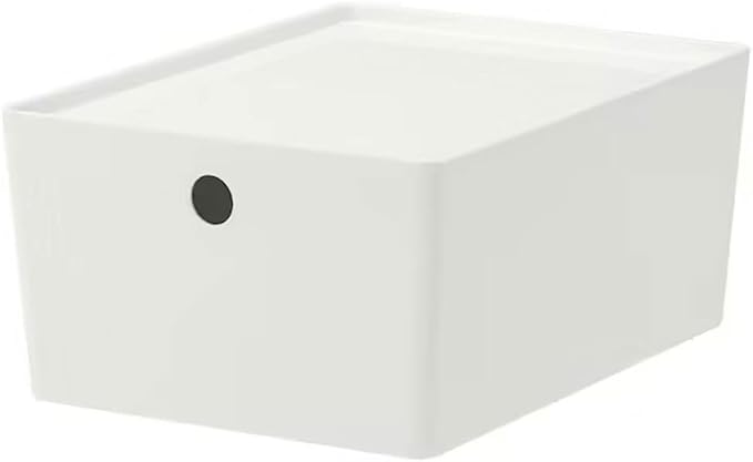 IKEA Box with Lid Perfect for Storing Smaller Gadgets Cables or Pencils for Home Office Reading Room 13X8X8Cm