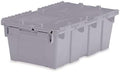 Medium Storage Tote with Lid 19.7 L x 11.8 W x 7.3 H - Gray