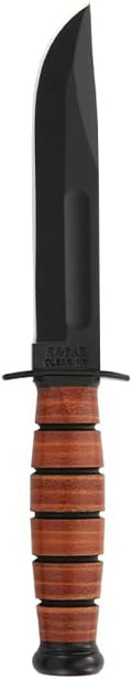KA-BAR Knives United States Marine Corps Knife Model 1250 with Sheath Classic Fixed Blade Utility Knife