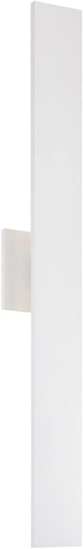 Kuzco Lighting Vesta 36 All-terior Wall Light | White Finish | Frosted Glass Diffuser | Modern Indoor/Outdoor LED Wall Sconce | Aluminum and Glass Build | 36 H x 3 W x 2.375 E | AT7935-WH