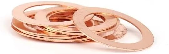12PCS Custom Brass Gasket Fits for Strider SNG and SFM CNC Brass Washer DIY Replacement Accessory(Small)