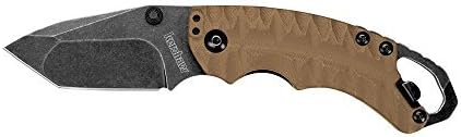Kershaw Shuffle II Folding Pocket Knife 2.6 Inch Stainless Steel Tanto Blade EDC Utility with Flathead Screwdriver Reversible Carry Manual Opening Everyday Carry Pocket Knife for Men and Women