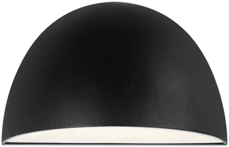 Maxim Lighting Pathfinder 1-Light Outdoor Wall Light | Black Aluminum Finish | Transitional Outdoor Light Fixture | Ideal for Porches Patios &amp Garages | Wet Rated | Home Decor Light Fixture | 521