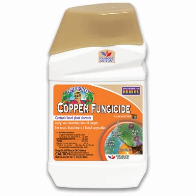 Bonide 8116 Captain Jack's Copper Fungicide Organic Gardening Mildew Blight &amp Disease Control 16 oz. Conc - Quantity 6