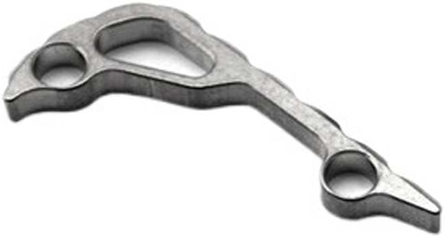 1PC Custom CNC Titanium Alloy Spine Back Spacer Replacement is Suitable for Bugout 535(Silver)