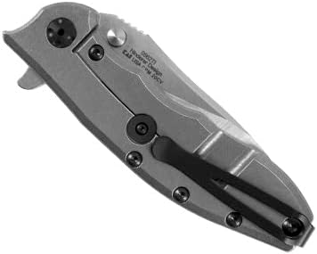Zero Tolerance Hinderer Pocketknife 3.5-Inch CPM 20CV Steel Blade KVT Ball-Bearing Opening System Flipper Reversible Deep Carry Clip Titanium Handle Made in USA (0562TI)