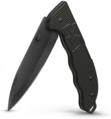 Victorinox Evoke Swiss Army Knife Featuring a Foldable Blade with Thumb Stud and Lockback Mechanism