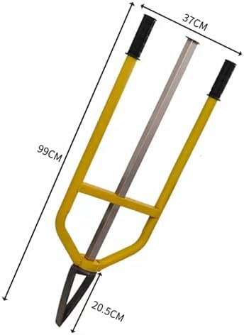 Manual Log Splitter Inertia Wedge Axe for Outdoor Wood Splitting Firewood Kindling Tool for Camping and Home Use Wilderness Survival (L)