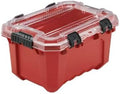 5-Gallon Professional Heavy-Duty Waterproof Stackable Plastic Storage Container with Hinged Lid in Red WA96586