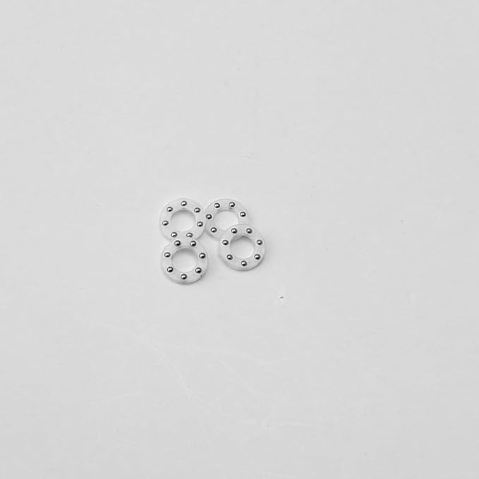 4 Pieces Pack Thrust Ball Bearing Replacements Fit for Outdoor Pocket Knives(X-Small)
