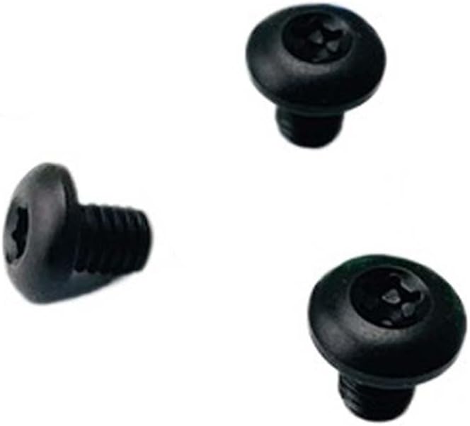 3PCS T10 Torx Screws Fit for Pocket Knife Handle Titanium Scales Handle Screws with M3.5 Thread(Black)