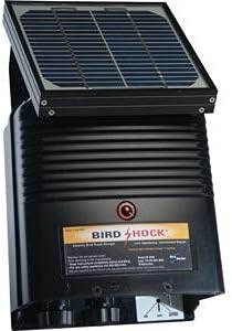 Bird Barrier Solar Charger – 12Vdc Solar Power Bank with Bottom Connectors – Powers 1000ft Track – User-Friendly On Off Switch – Ideal Solar Battery Charger for Smaller Projects
