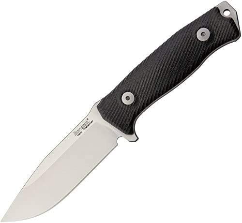 LionSTEEL M5 Fixed Blade Outdoor and Camp Knife – Sleipner Steel Blade Wood G10 or Micarta Handles Torx T8 Screws Sheath Included