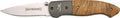 Browning Knives 568 Drop Point Linerlock Pocket Knife with Burl Wood Handles