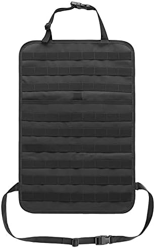 Tactical Seat Back Organizer Od Green Molle Seat Covers Tactical Car Vehicle Panel with Pouches for Truck Seat Back Organizers