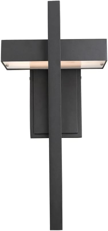 Z-Lite 566B-BK-LED 1 Light Outdoor Wall Sconce Black