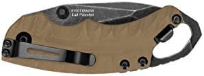Kershaw Shuffle II Folding Pocket Knife 2.6 Inch Stainless Steel Tanto Blade EDC Utility with Flathead Screwdriver Reversible Carry Manual Opening Everyday Carry Pocket Knife for Men and Women
