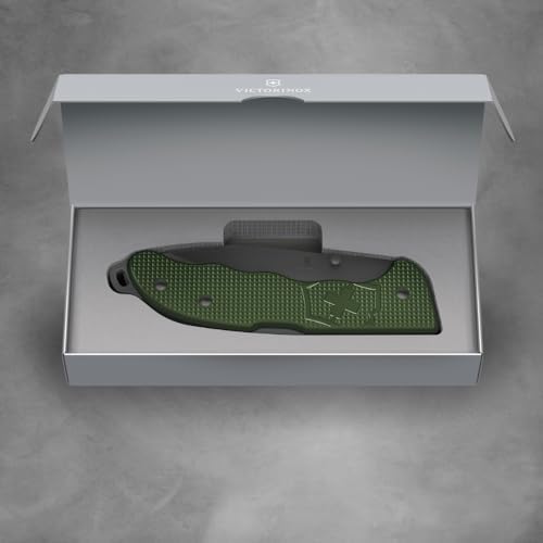Victorinox Evoke Swiss Army Knife Featuring a Foldable Blade with Thumb Stud and Lockback Mechanism