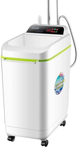 Portable Electric Shower for Camping - Mobile Outdoor Shower with Charge Pump Temperature Display 55/65/75L Capacity Ideal for RVs and Apartments Works Without Power