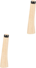 POPETPOP 2sets Axe Wooden Handle Replacement for Outdoor Activities Comfortable Grip Craftsmanship for Firewood Gardening and Camping