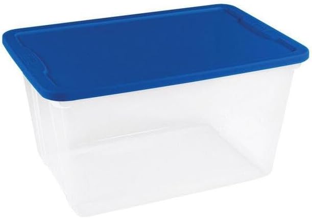 56Qt Clear Storage Tote