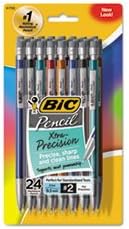 (6 Pack Value Bundle) BICMPLMFP241 Mechanical Pencil 0.5mm No. 2 Lead
