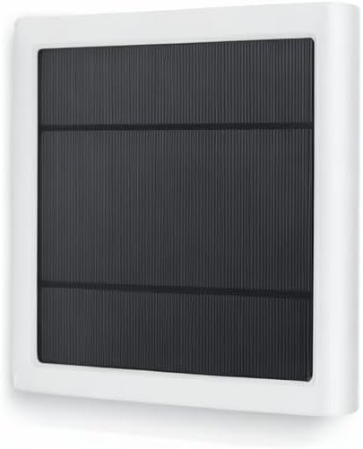 Solar Panel for Ring Camera 4W Solar Charger Compatible with Rings Spotlight &ampStick Up Outdoor Cam Battery 10ft Long Cable with USB-C to Ring Barrel Plug Adapter
