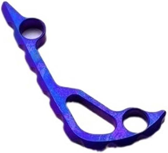 1PC Custom CNC Titanium Alloy Spine Back Spacer Replacement Fits for Bugout 535 DIY Accessory(Purple)
