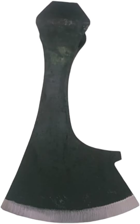 Viking Axe Blade Forged Camping Axe High Carbon Steel EN 45 Sharp Blade Viking Bearded Nordic Handmade Camping Axe Hatchet-Norse Axe Tomahawk Vikings Bearded A07 Axe AZHAN STEEL CRAFT