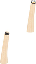 balacoo 2sets Axe Wooden Handle Replacement for Camping Ergonomic and Handle for Firewood Axe for Outdoor Use