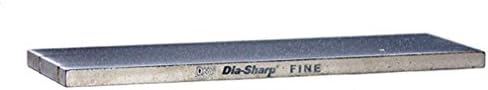 Diamond Machining Technology (DMT) 6-in. Diamond Dia-Sharp Whetsone Bench Stone Fine Grit Sharpener (D6F) Silver